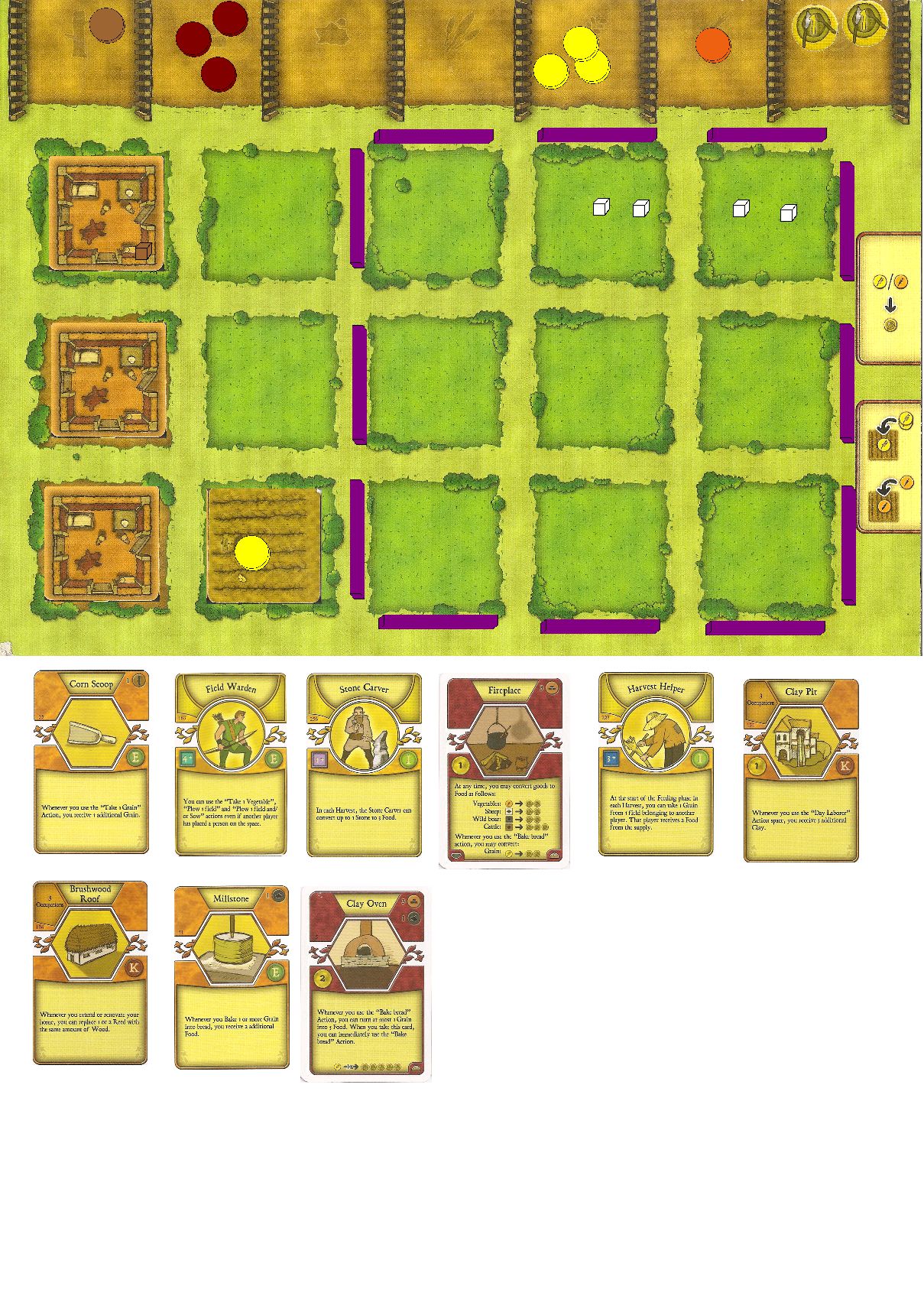 Scharf Player Board